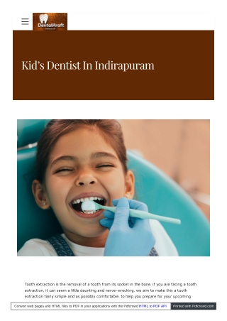 Best Kids Dentist in Indirapuram