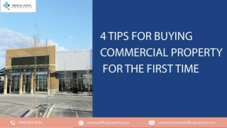 4 Tips For Buying Commercial Property For The First Time