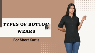 Types Of Bottom Wears To Pair With Short Kurtis