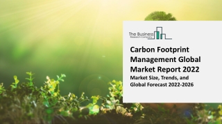 Carbon Footprint Management Market