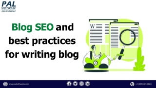 Blog SEO and best practices for writing blog