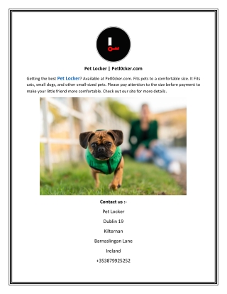 Pet Locker  Petl0cker.com