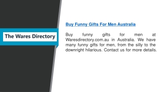 Buy Funny Gifts for Men Australia   Waresdirectory.com.au