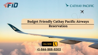 Cheap Cathay Pacific Airlines Flight Booking
