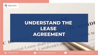 Understand The Lease Agreement