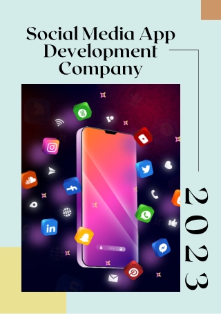 social media app development company