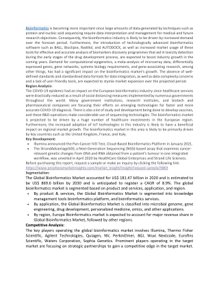 Bioinformatics