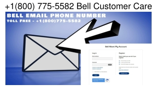 1(800) 775-5582 Bell Customer Support
