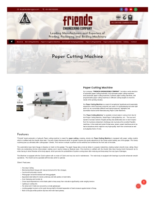 Paper Cutting Machine