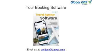 Tour Booking Sofware