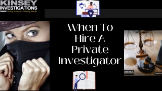 Find The Best California Private Investigator | Kinsey Investigations