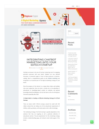 Integrating Chatbot Marketing Into Your EdTech Startup