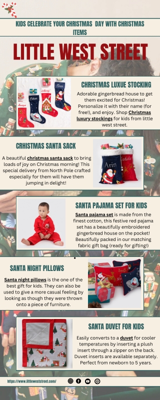 Shop Now Christmas Gift Collection For Kids At Little West Street