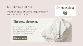 Top Skin Care Products In Singapore | Dr Hauschka