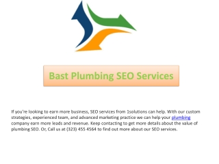 Bast Plumbing SEO Services