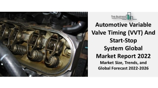 Automotive Variable Valve Timing And Start-Stop System Global Market Report 2022