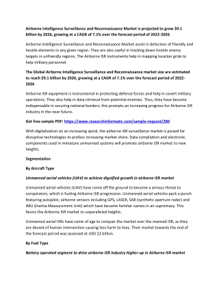 Airborne Intelligence Surveillance and Reconnaissance Market (1)