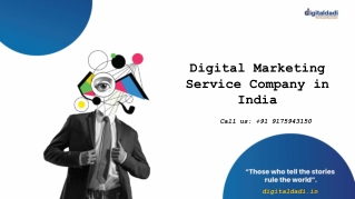 Digital Marketing Service Company in India