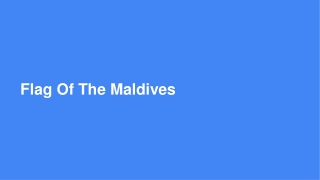 Flag Of The Maldives