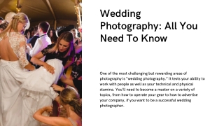 Steps To Start Wedding Photography Business