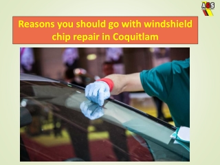 Reasons you should go with windshield chip repair in Coquitlam