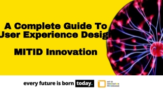 User Experience Design - MIT ID Innovation