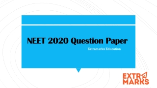 NEET 2020 Question Paper