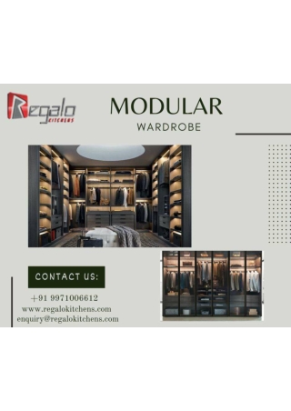 Top 10 modular wardrobe brand in india | Regalokitchens