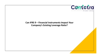 Can IFRS 9 – Financial Instruments impact your Company’s Existing Leverage Ratio