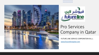 Pro Services Company in Qatar​