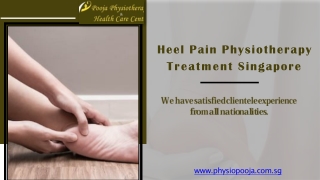 Heel Pain Physiotherapy Treatment Singapore