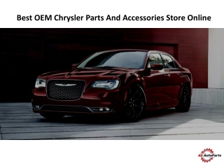 Best OEM Chrysler Parts And Accessories Store Online