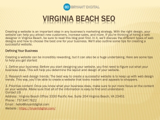 Virginia Beach SEO