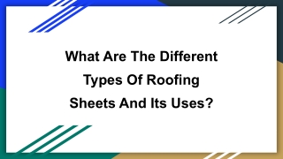 JSW Roofing Sheet Dealer In Chennai