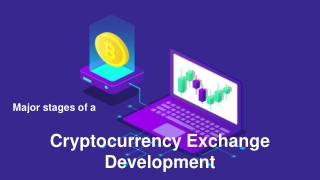 major stages of a cryptocurrency exchange development