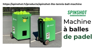Machine à balles de padel à bas prix à proximité