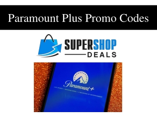 Paramount Plus Promo Codes