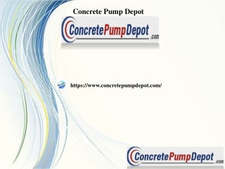 Putzmeister Concrete Pump, concretepumpdepot