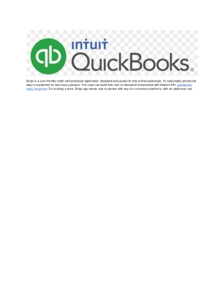 quickbooks stripe integration