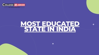 most educated state in india