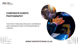 Corporate Events Photography