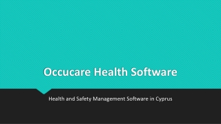 Health and Safety Management Software in Cyprus