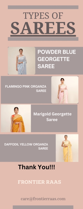 Buy Party Wear Designer Saree for Women | Frontier Raas