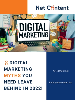 8 Myths About Digital Marketing You Must Ignore