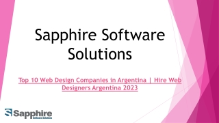 Top 10 Web Design Companies in Argentina  Hire Web Designers Argentina 2023