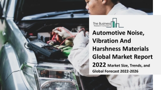 Automotive Noise, Vibration And Harshness Materials Global Market Report 2022