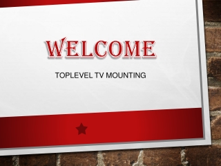 Get the Best Service for TV Wall Mount in Platinum Triangle