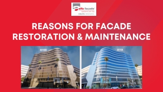 REASONS FOR FACADE RESTORATION & MAINTENANCE (PPT)