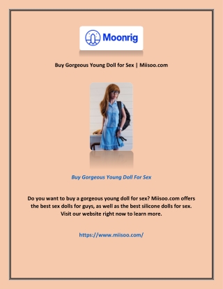 Buy Gorgeous Young Doll for Sex | Miisoo.com