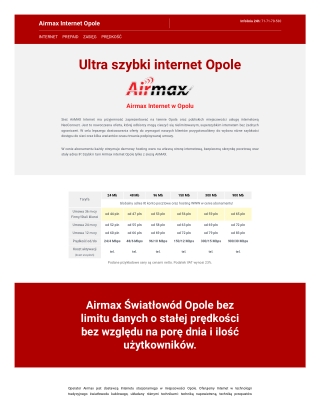 Internet Opole, Ultraszybki Światłowód